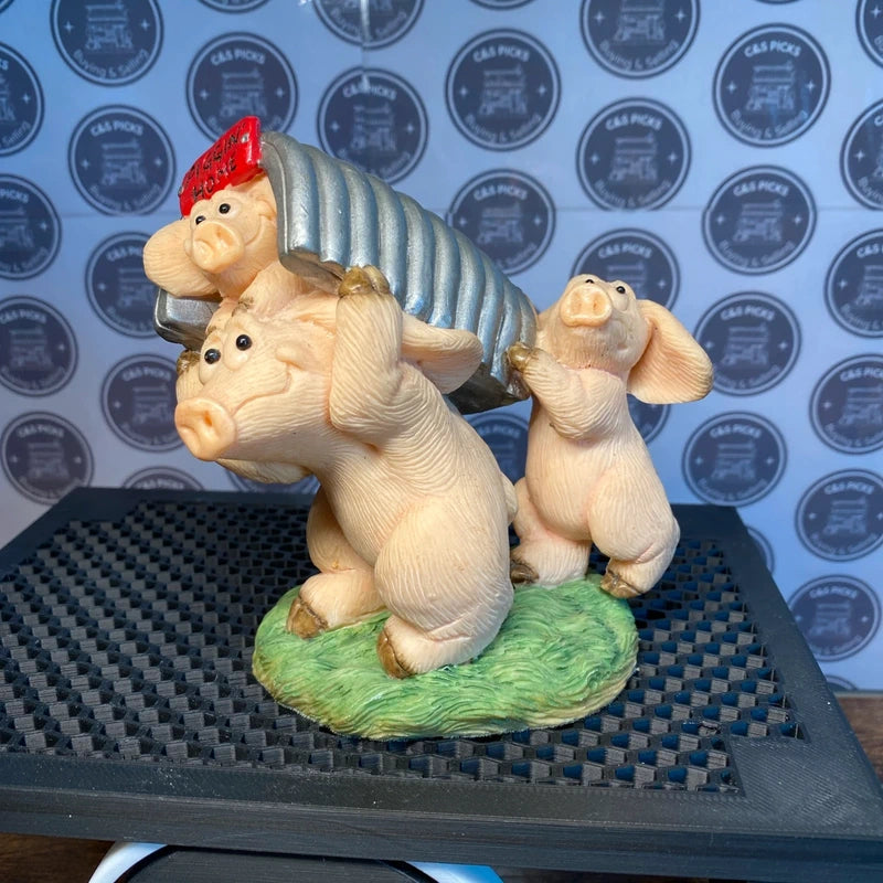 Vintage Piggin’ Pigs Piggin Moving 1999 Collectable Figures New Home Gift Decor