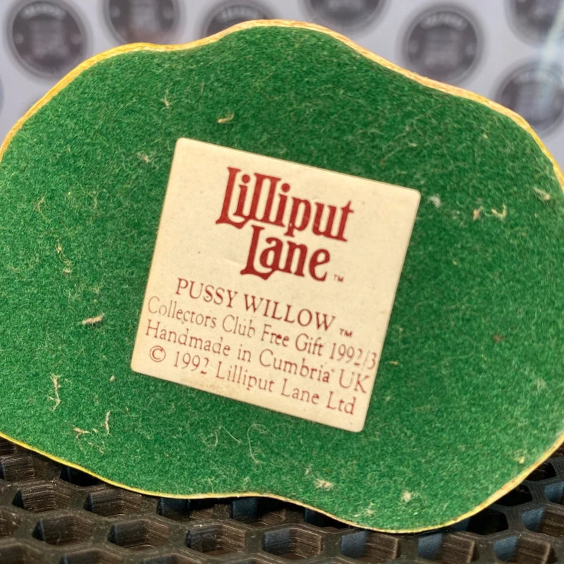 Vintage 90’s Lilliput Lane Pussy Willow Cottage Ornament Statue Home Decor Gift