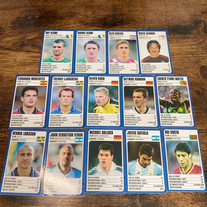 Vintage 2006 FIFA World Cup Match Nationwide Football Trading Card Bundle Lot
