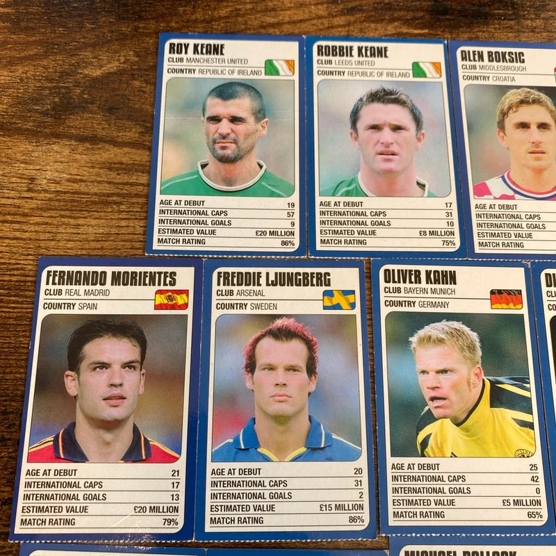 Vintage 2006 FIFA World Cup Match Nationwide Football Trading Card Bundle Lot