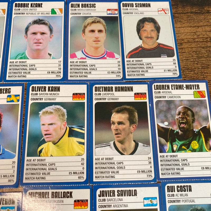 Vintage 2006 FIFA World Cup Match Nationwide Football Trading Card Bundle Lot