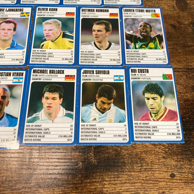 Vintage 2006 FIFA World Cup Match Nationwide Football Trading Card Bundle Lot