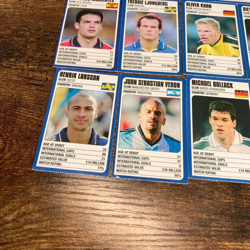 Vintage 2006 FIFA World Cup Match Nationwide Football Trading Card Bundle Lot