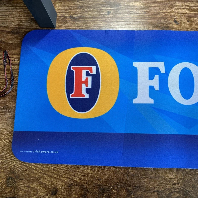 Fosters Lager Good Call Bar Runner Beer Drip Mat Large ManCave Home Bar Pub 80cm