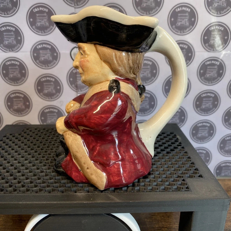 Vintage Roy Kirkman Mug Cup Toby Style Solider Design England Collectible Decor