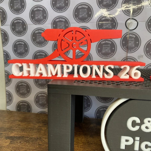 Arsenal Premier League Champions 2026 Winners Collectors Ornament Statue Gunners