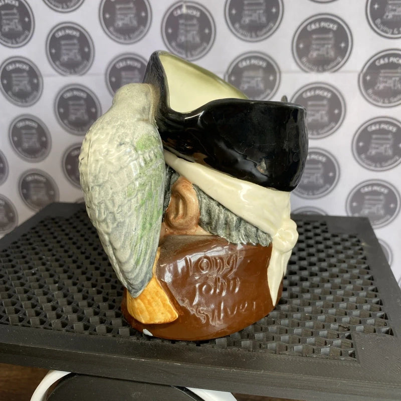 Vintage Royal Doulton Character Jug Long John Silver D6386 COPR 1951 Toby Mug