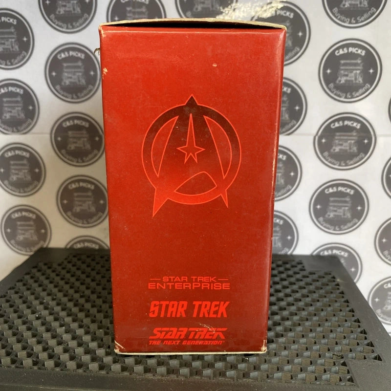Vintage Star Trek Jean-Luc Picard CBS Collectors Diecast Model Figure Boxed