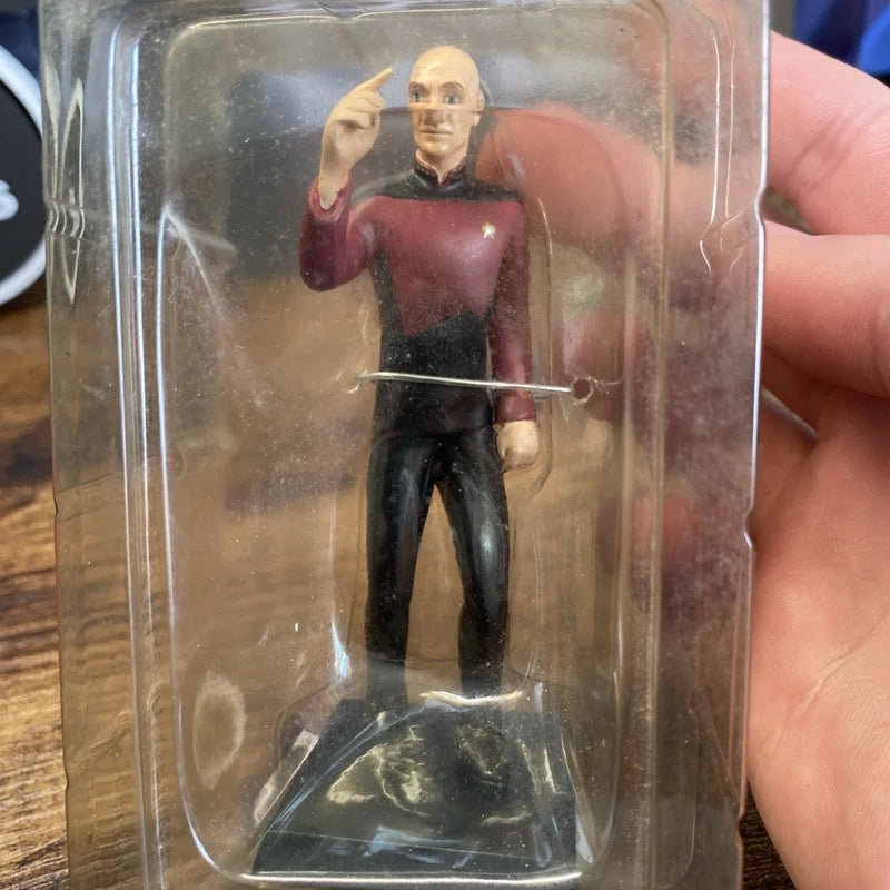Vintage Star Trek Jean-Luc Picard CBS Collectors Diecast Model Figure Boxed