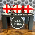 England Flag Statue Desktop Decor Patriot FIFA World Cup Souvenir Office Car UK