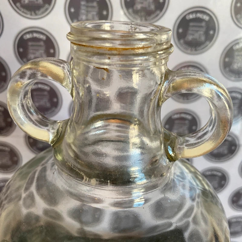 Vintage Large Glass St Antons Fruit Juices Jug Pitcher Vase Retro Kitsch Decor