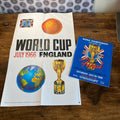 Vintage 1966 Football World Cup Replica Programme + Poster England W Germany
