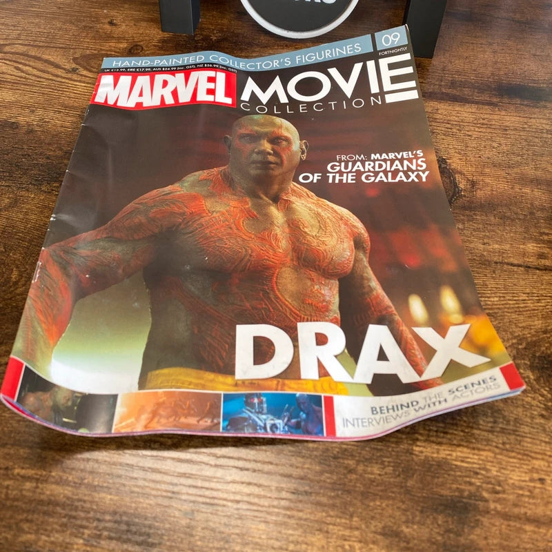 Marvel Eaglemoss Guardians of The Galaxy Collectible Figure Drax W Magazine New