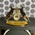 Kangaroo Australia Desktop Clock Working Vintage Retro Collectible Souvenir UK