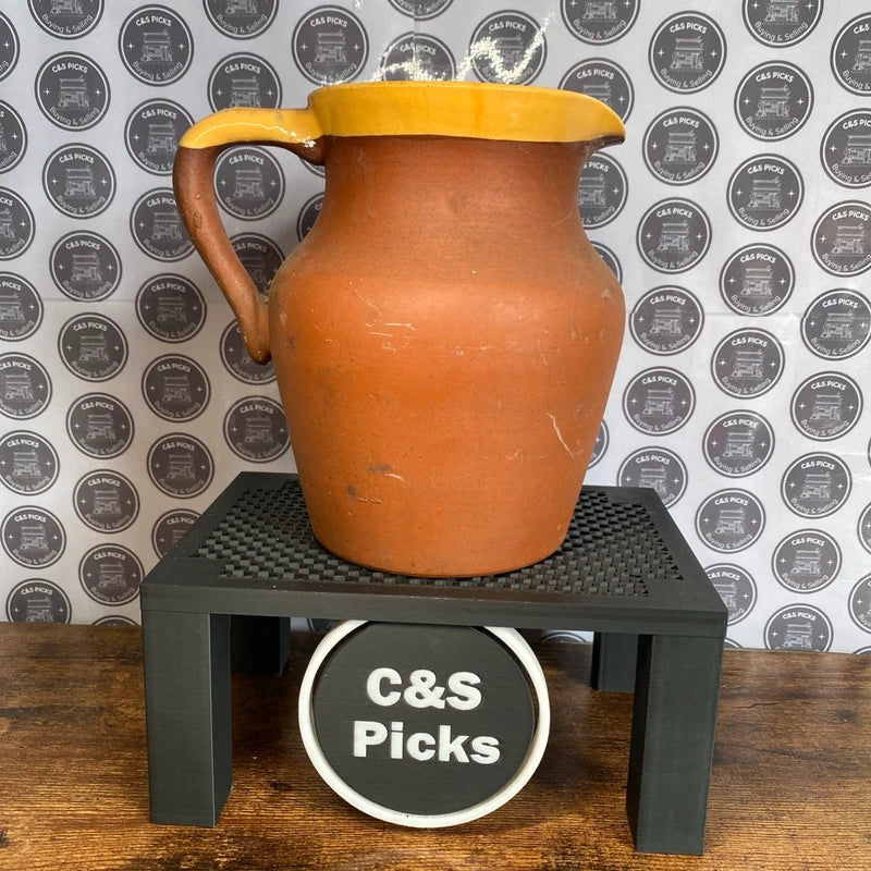 Vintage Terracotta Pot Vase Milk Jug Planter Garden Decor Home Decor Rustic Prop
