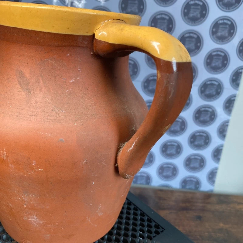 Vintage Terracotta Pot Vase Milk Jug Planter Garden Decor Home Decor Rustic Prop