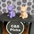 Set of Two French Bulldog Scented Candle Novelty Candles Gift Home Decor Dog New