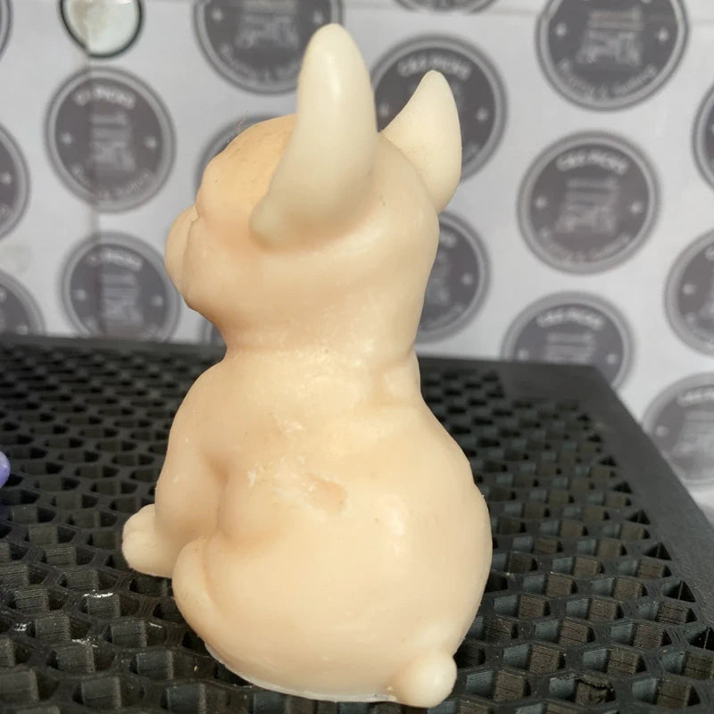 Set of Two French Bulldog Scented Candle Novelty Candles Gift Home Decor Dog New