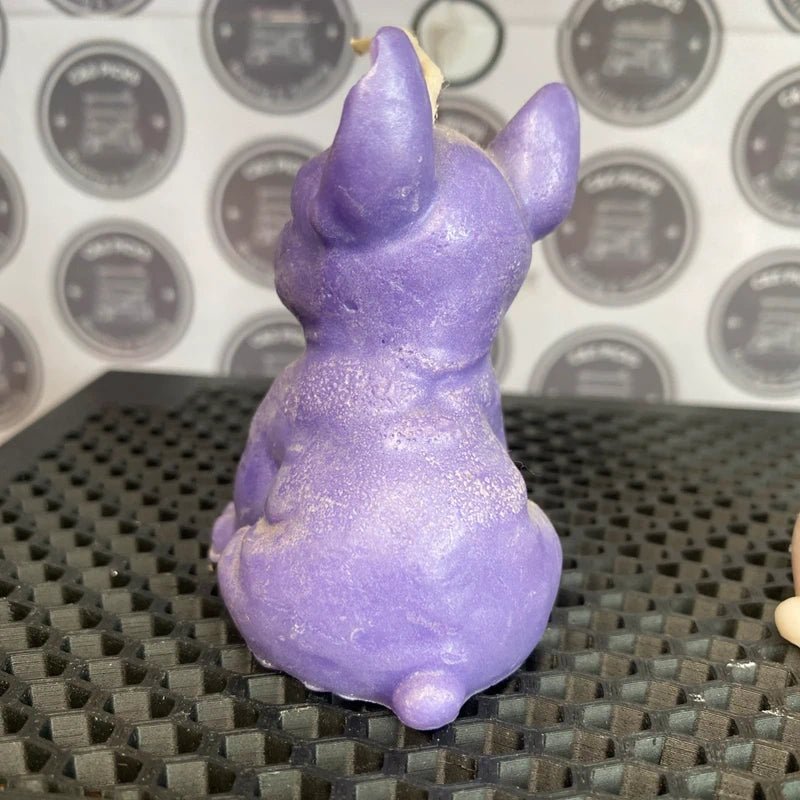 Set of Two French Bulldog Scented Candle Novelty Candles Gift Home Decor Dog New