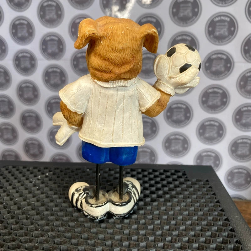 Vintage English French Bulldog England Football World Cup Goalie Decor Statue