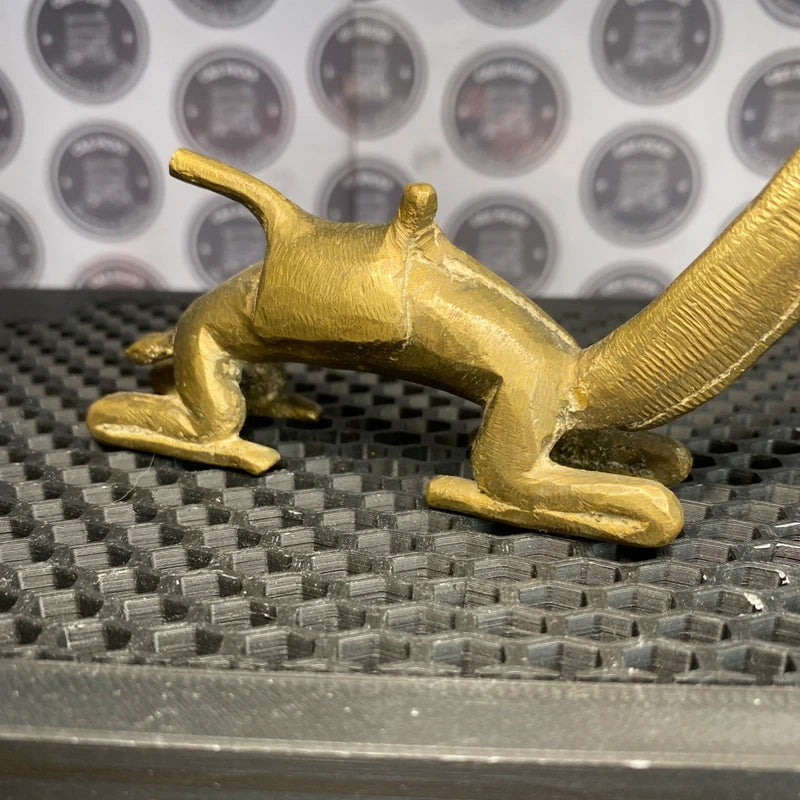 Vintage Brass Egyptian Camel Figurine Statue Home Decor Ornament Collectible Art