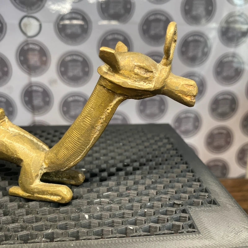 Vintage Brass Egyptian Camel Figurine Statue Home Decor Ornament Collectible Art