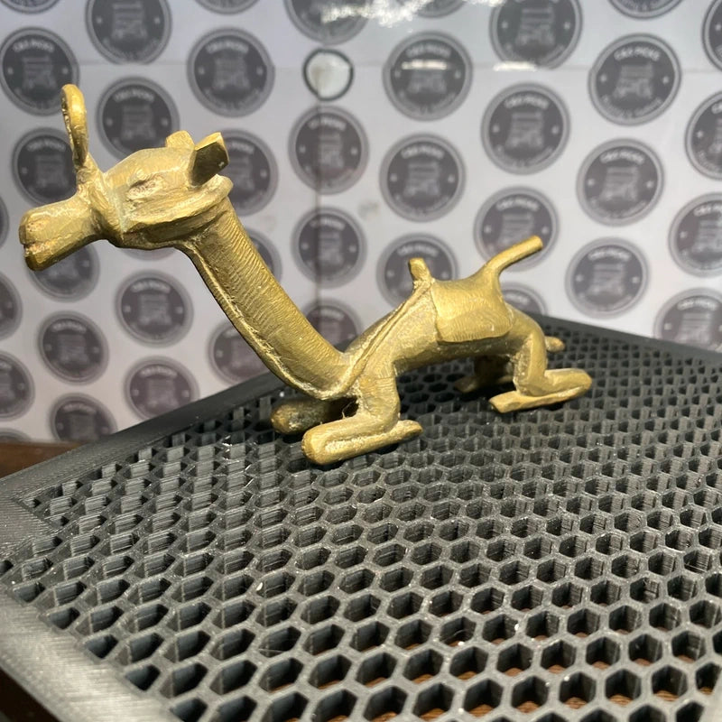 Vintage Brass Egyptian Camel Figurine Statue Home Decor Ornament Collectible Art