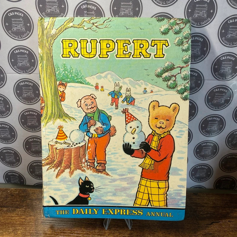 Rupert Bear Annual 1974 Daily Express Vintage Children's Annual Collectible Book