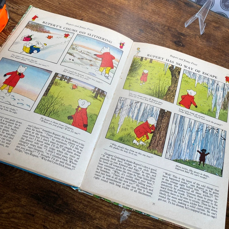 Rupert Bear Annual 1974 Daily Express Vintage Children's Annual Collectible Book