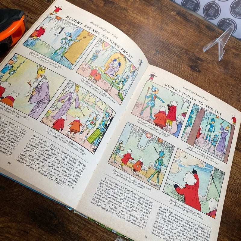 Rupert Bear Annual 1974 Daily Express Vintage Children's Annual Collectible Book