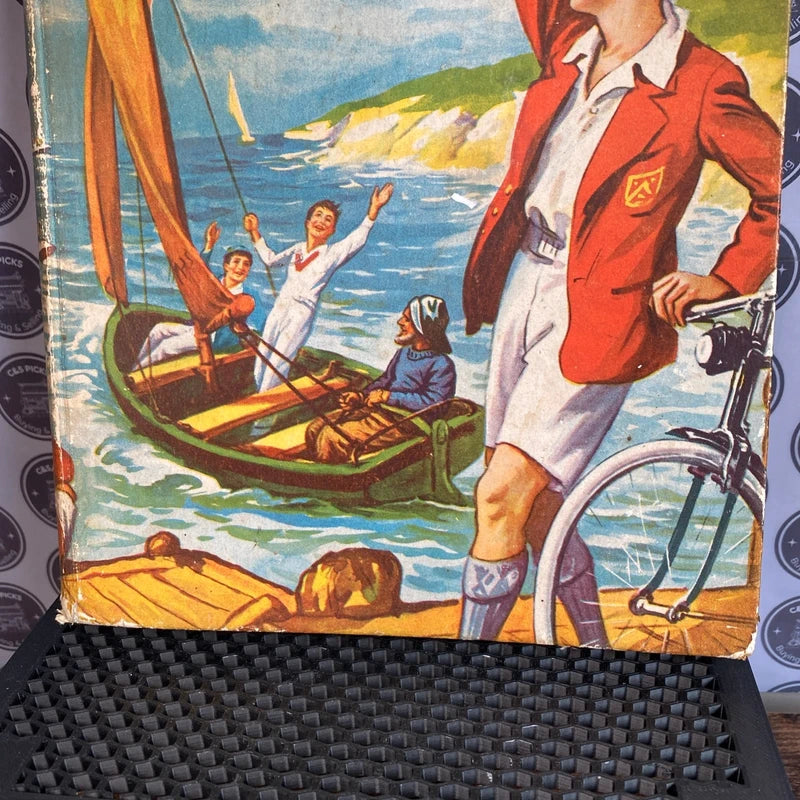 Vintage Schoolboys' Stories Hardback Book 1930’s Antique Book Home Decor Prop UK