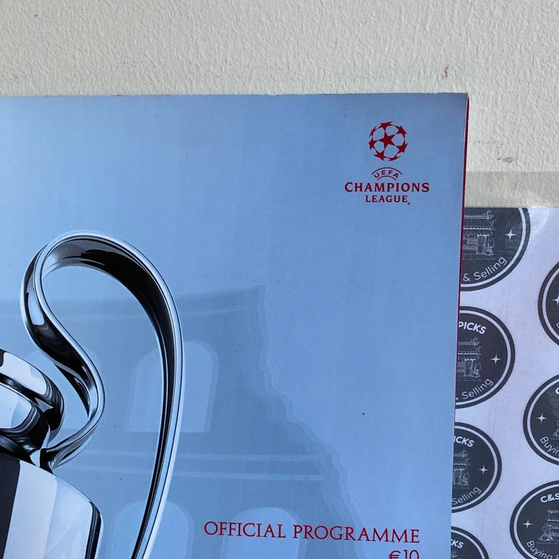 Champions League Final 2009 FC Barcelona v Manchester United Match Programme
