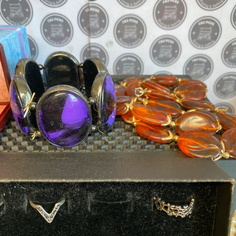 Joblot of Mixed Costume Jewellery 22 Items Necklaces Bracelets Earrings Rings