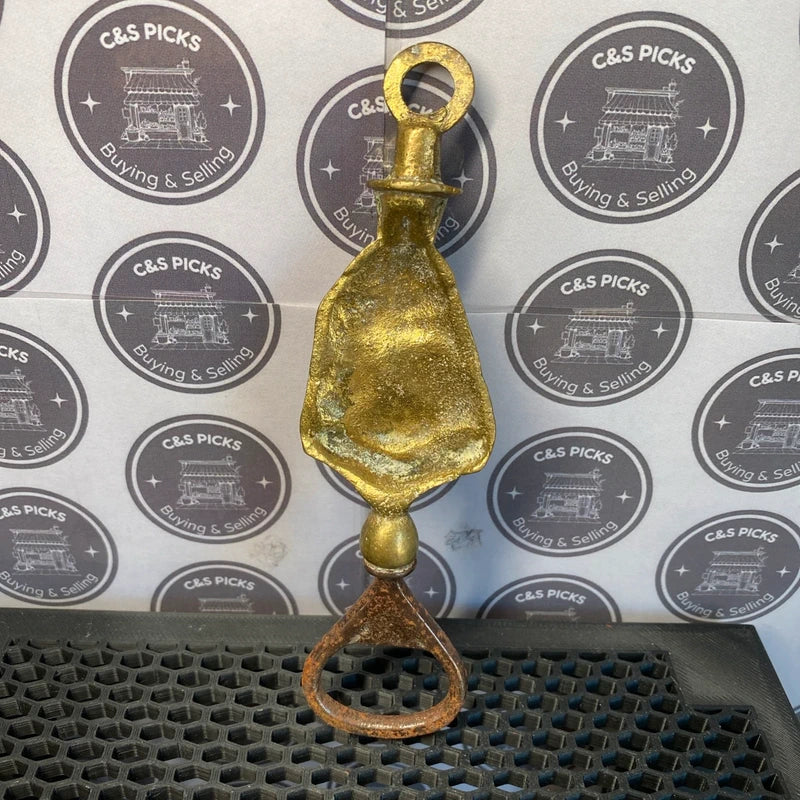 Vintage Kenny Jones Bottle Opener Welsh Folklore Solid Brass Decor Home Bar Prop