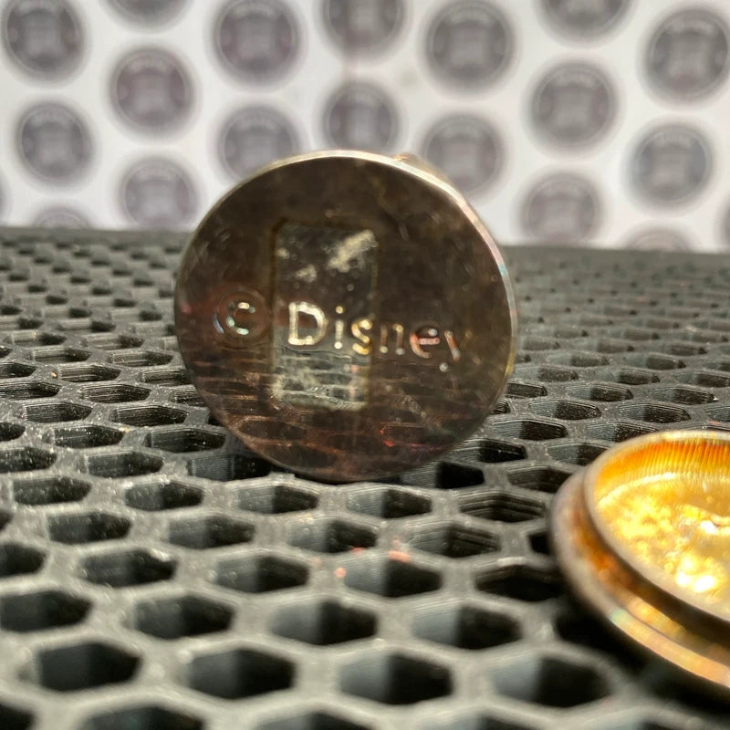 Vintage Disney Winnie The Pooh First Tooth Silver Plated Tin Trinket Pill Box