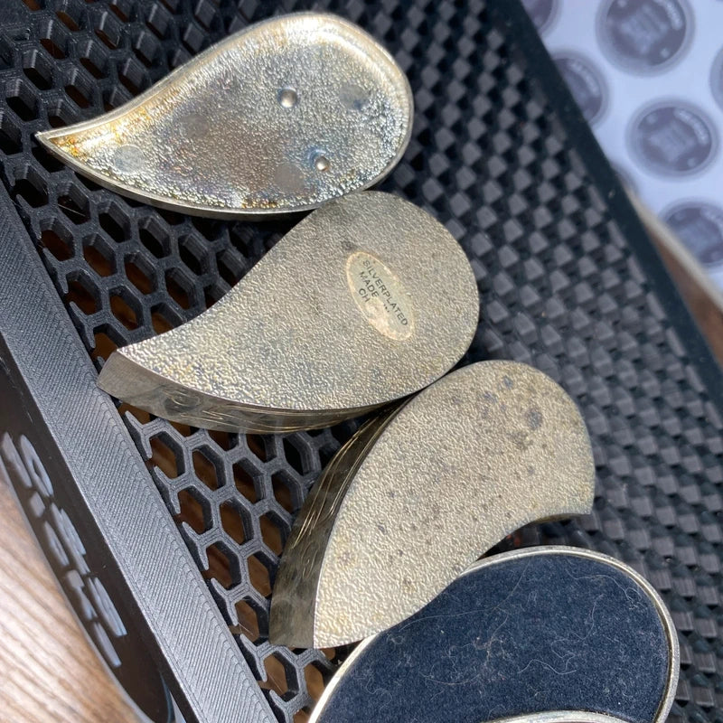 Vintage Silver Plated First Tooth & First Curl Keepsake Box Christening Gift