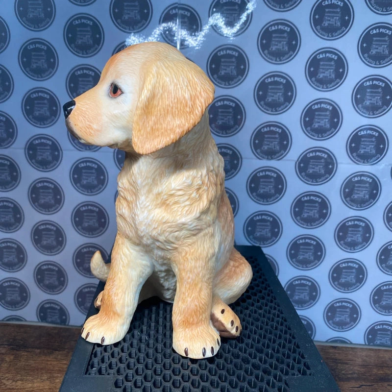 Vintage Lenox Golden Retriever Puppy Dog Ornament Statue Figurine Home Decor