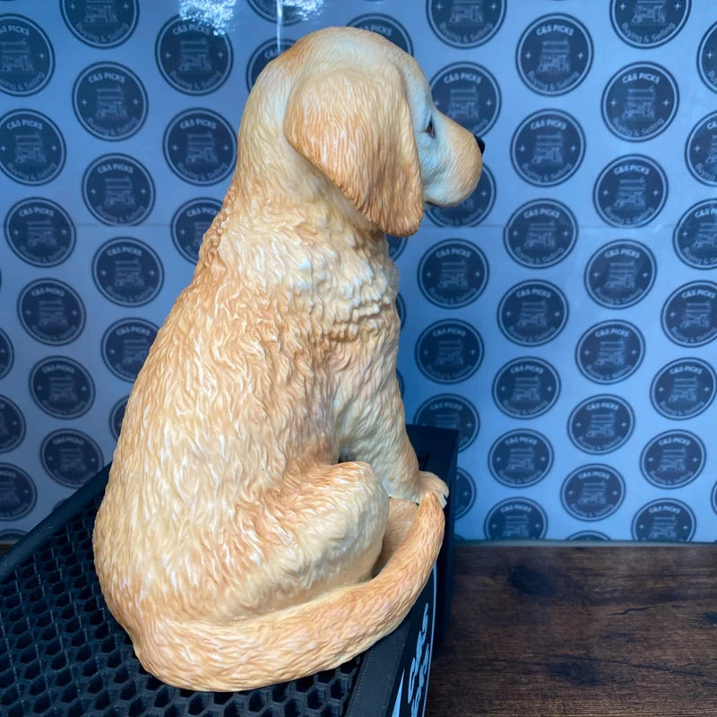 Vintage Lenox Golden Retriever Puppy Dog Ornament Statue Figurine Home Decor