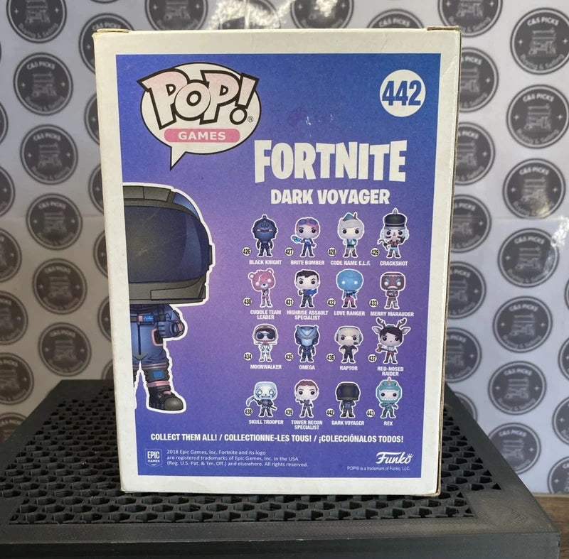 Funko Pop ! Dark Voyager 442 Fortnite Pop Games H01