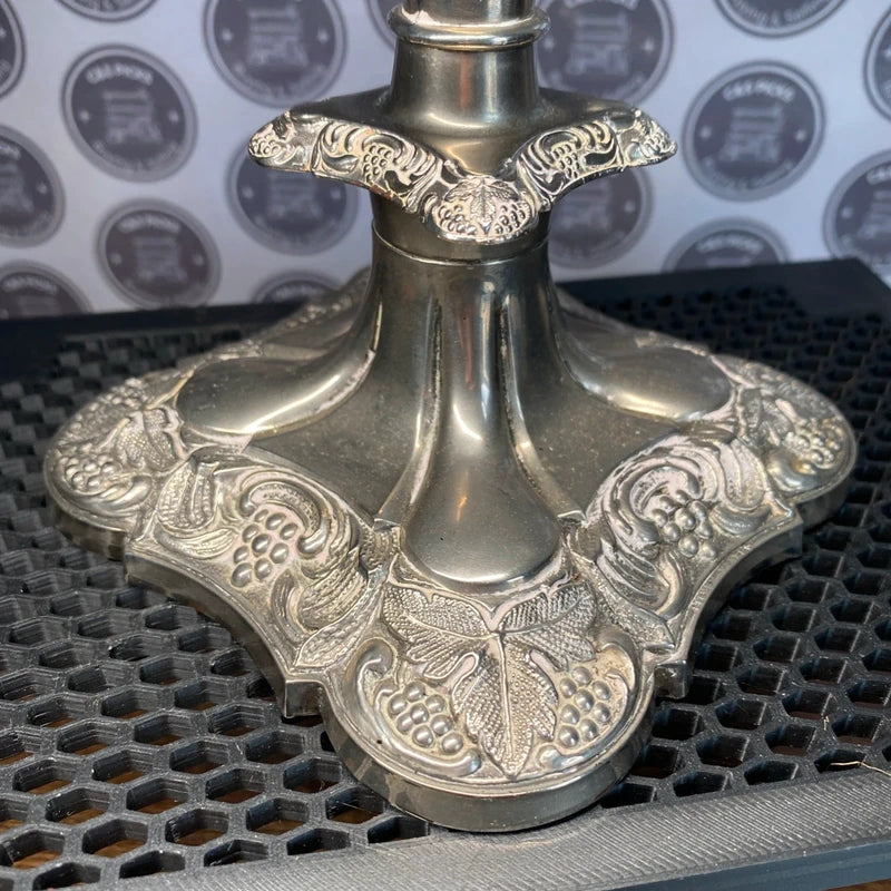 French Brass 5-Arm Candelabra Vintage Candle Holder Gothic Vampire Vibe Decor