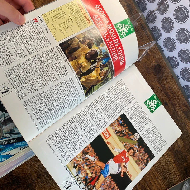 87’ Littlewoods Challenge Cup Final Arsenal V Liverpool Match Programme Wembley