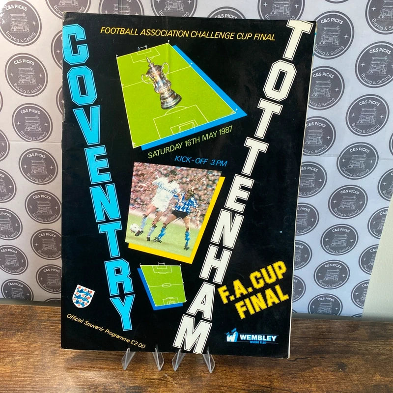FA CUP Final 1987 Coventry City v Tottenham Spurs - Official Match Programme