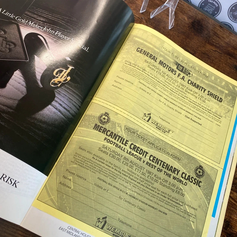FA CUP Final 1987 Coventry City v Tottenham Spurs - Official Match Programme