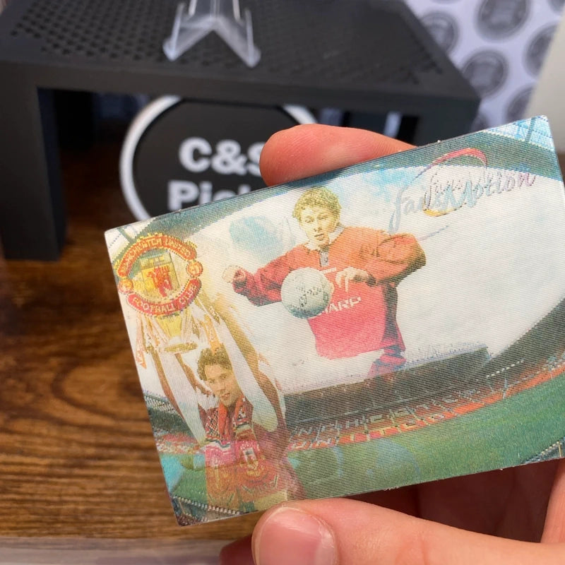 Manchester United Hologram Limited Edition Football Card Giggs & Ole Solskjaer