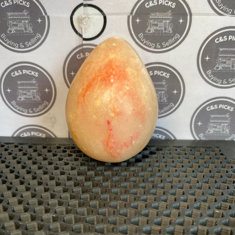 Onyx Stone Eggs Vintage Marble Coloured Paperweight Home Decor Dragon Egg Prop