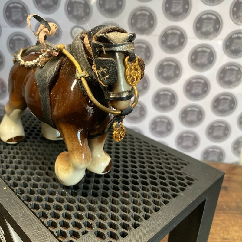 Vintage Ceramic Shire Horse Ceramic Glossy Figurine Home Decor Country house
