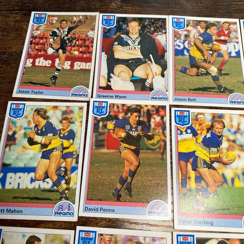 Vintage NRL Australian Rugby League Cards 21 Card Bundle 1992 Aussie Collectors
