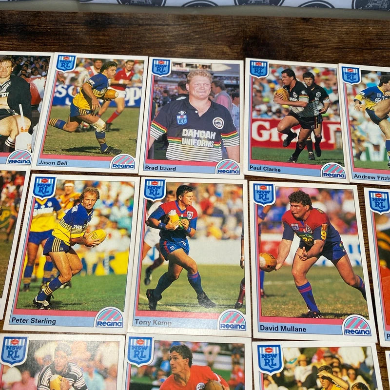 Vintage NRL Australian Rugby League Cards 21 Card Bundle 1992 Aussie Collectors