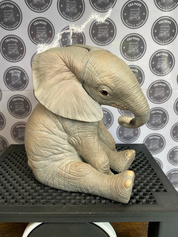 Vintage Brooks & Bentley Elephant statue figurine ornament animal decor gift