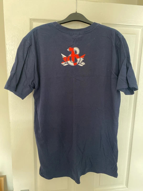 Men’s tshirt bombardier ale size L beer promo t-shirt shirt